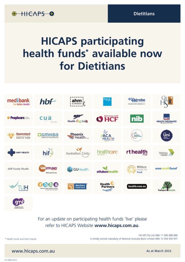 Hicaps for Dietitians