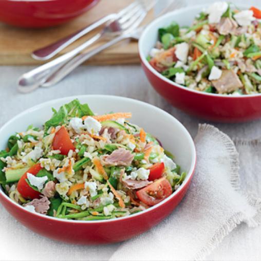 Salmon and rice salad My Nutrition Clinic